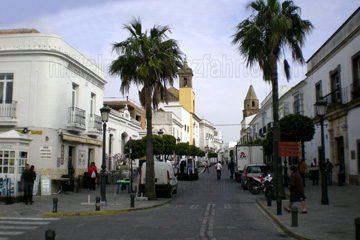 Cádiz Ausflug bei der Kreuzfahrt. Hier auf dem Bild das ist bei der Besichtigung der Weißen Dörfer, die im maurischen Baustil errichtete sind.